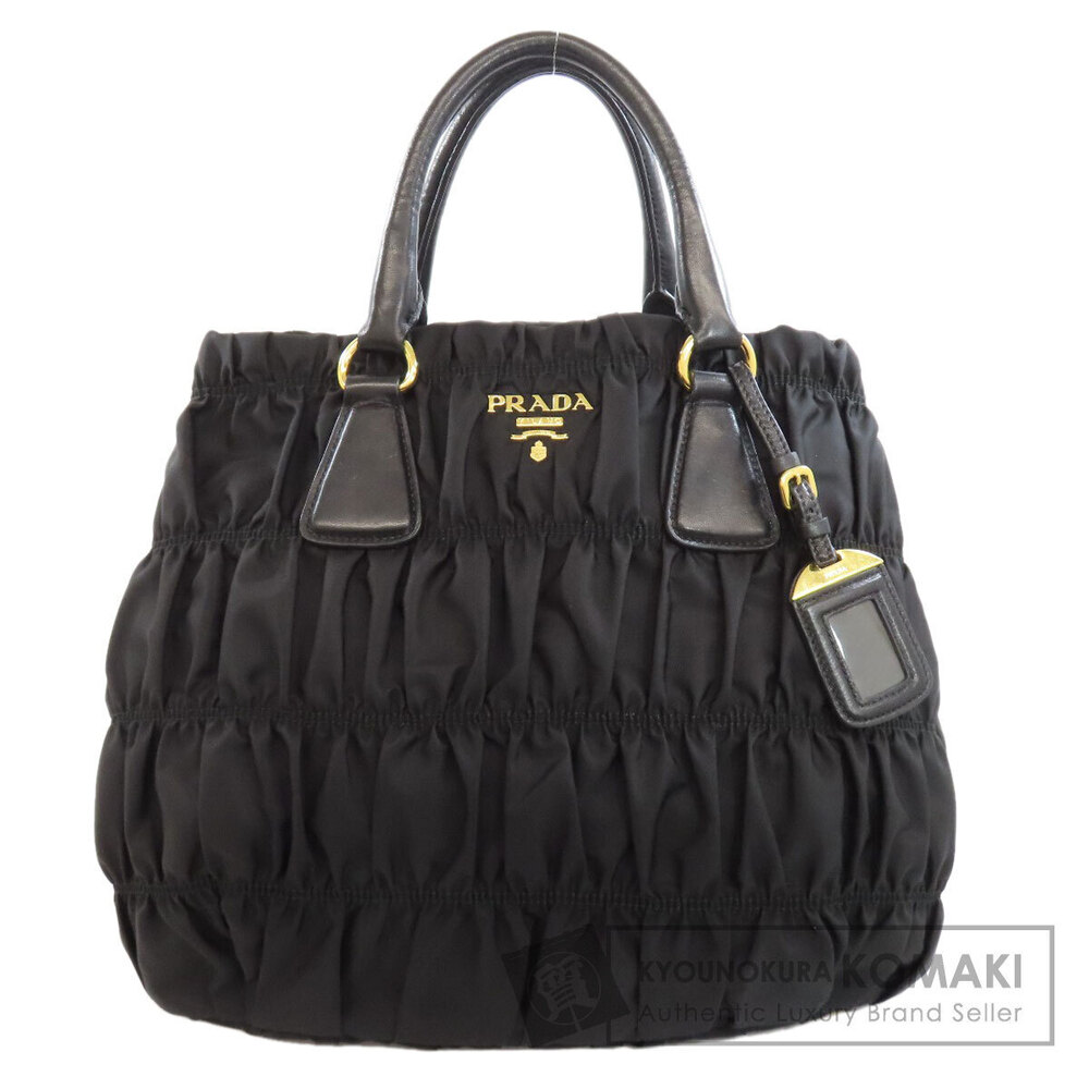 Prada Tessuto Gaufre tote bag black